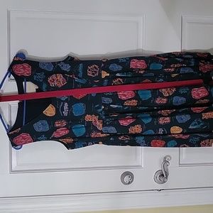 Geology print Fit and Flare Dress